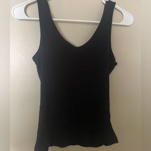 Black tank top